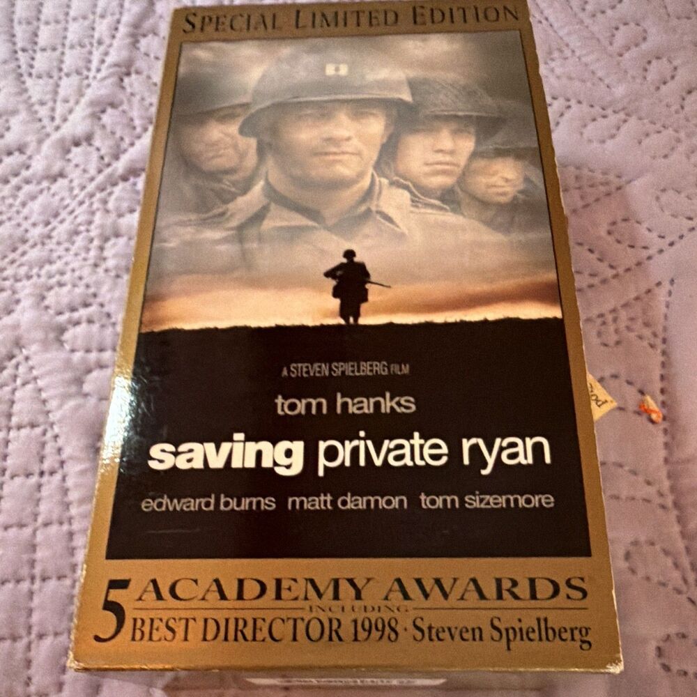 Saving Private Ryan VHS Special Limited Edition 2-Tape Set NTSC DreamWorks 1998